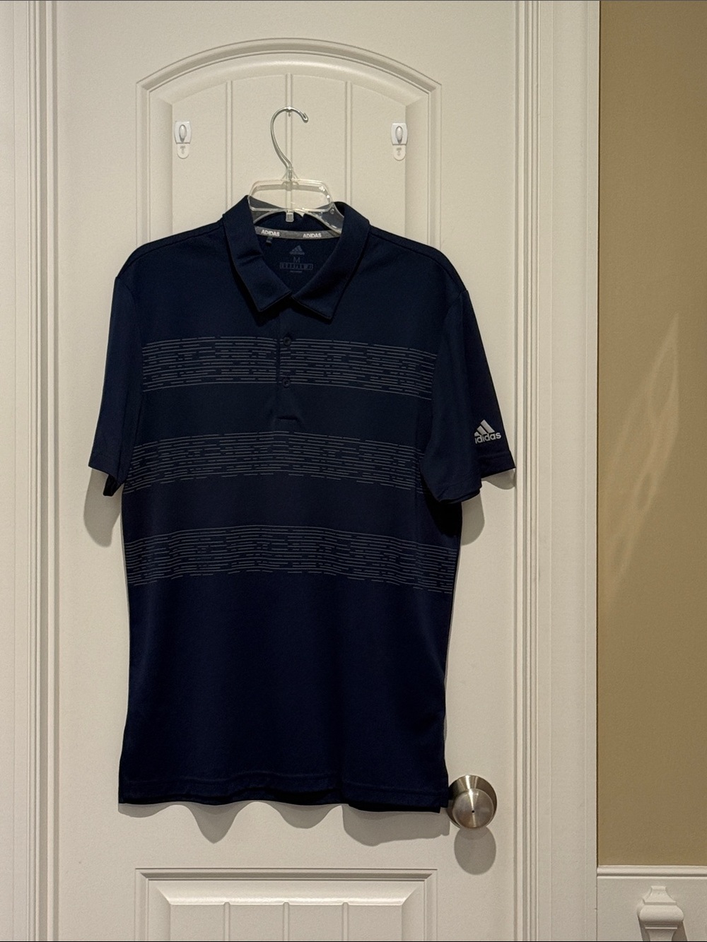 adidas Navy Men’s Short-Sleeve Golf Polo